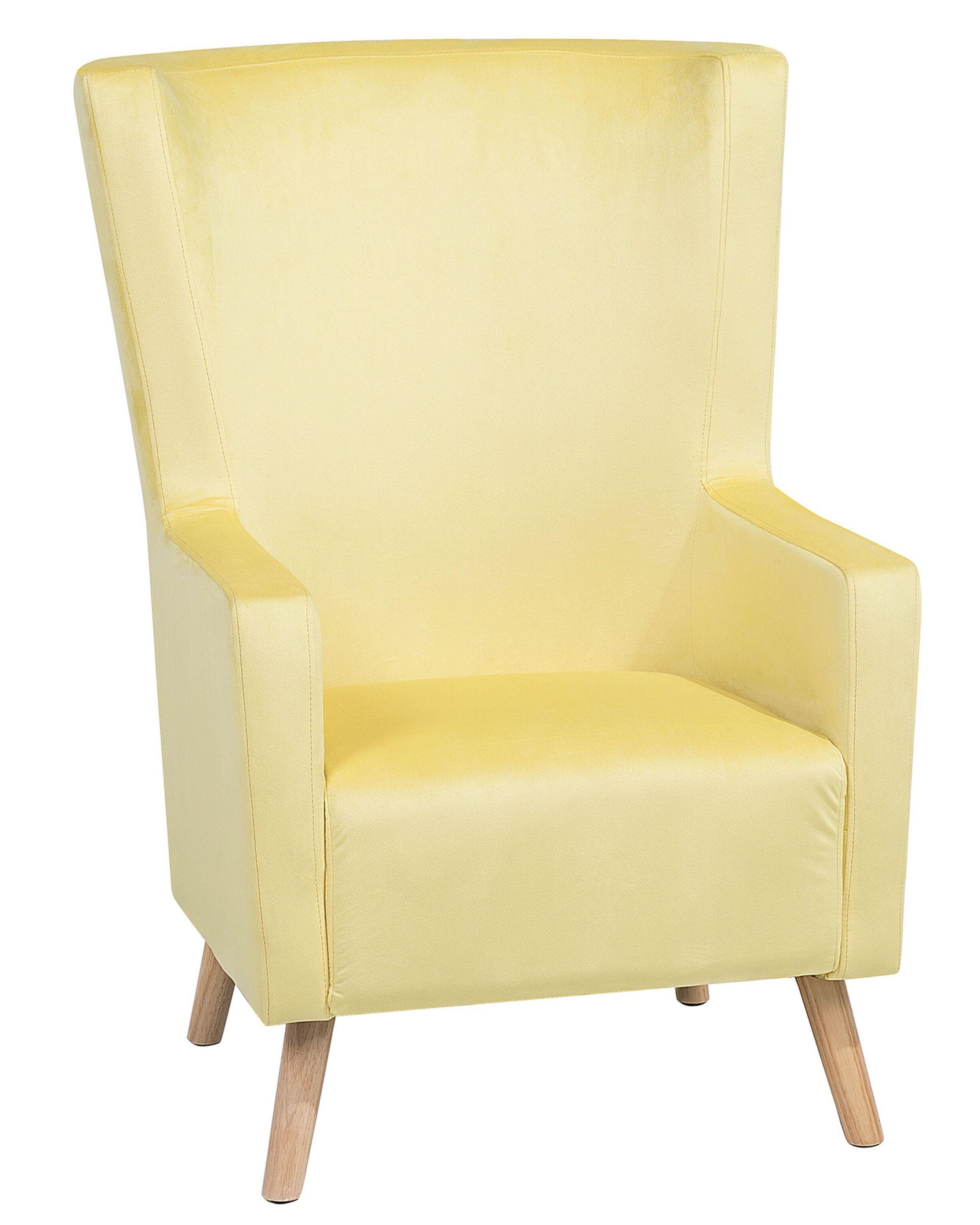 Beliani Fauteuil en Velours Moderne ONEIDA  