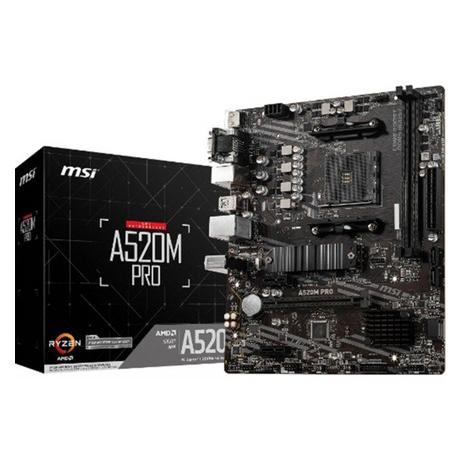 MSI  A520M-A PRO scheda madre AMD A520 Socket AM4 micro ATX 