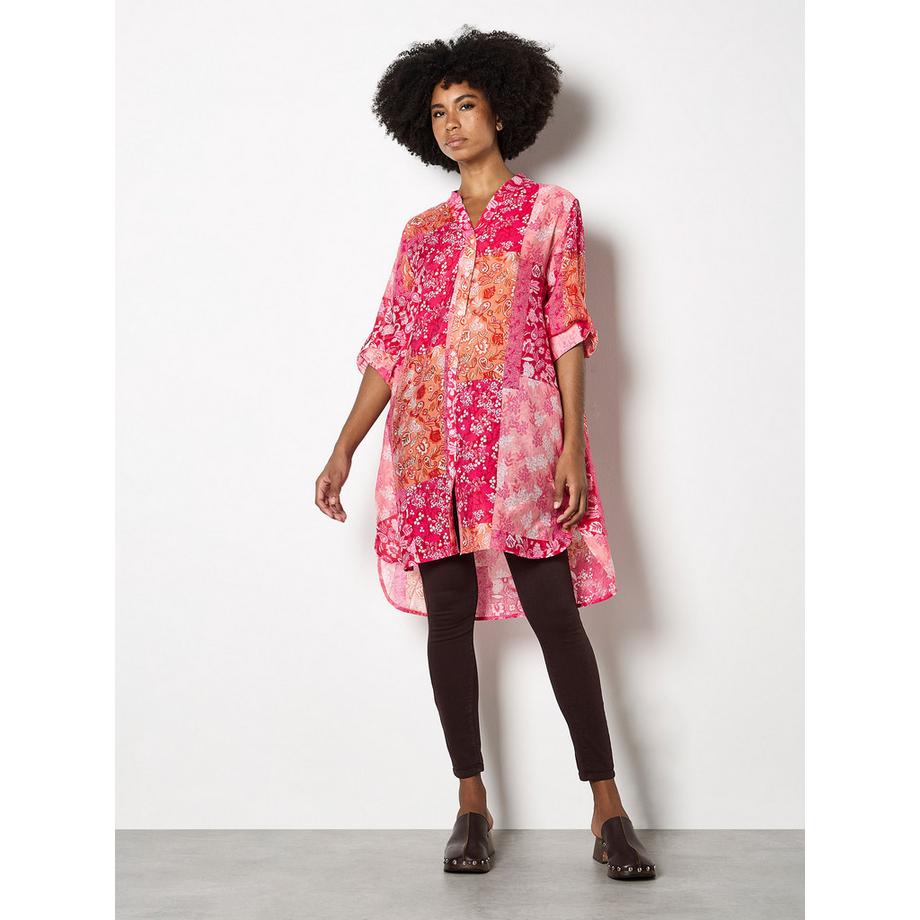 APRICOT Folk Patchwork Tunika Oberteil  