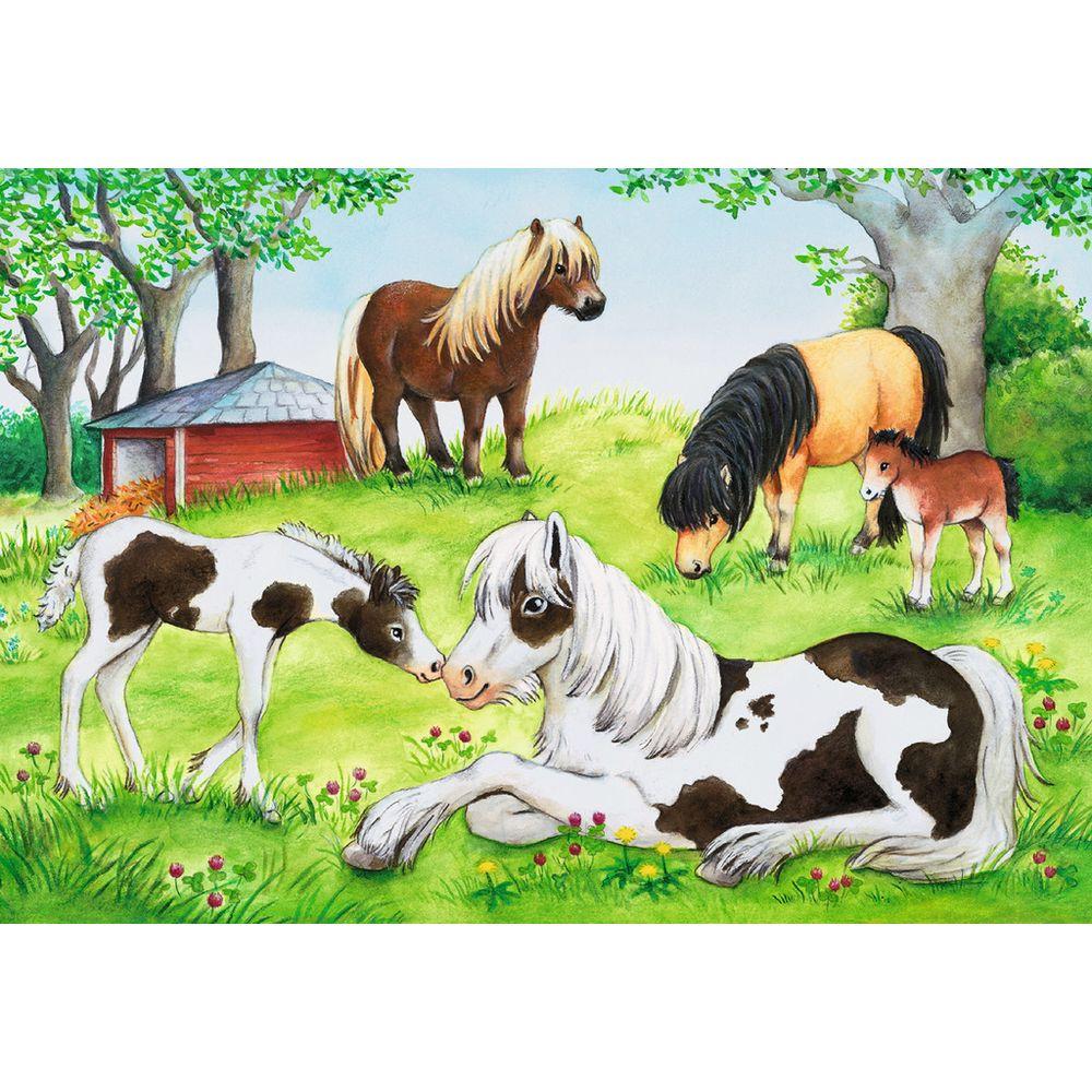 Ravensburger  Puzzle Welt der Pferde (2x24) 