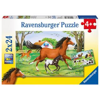 Ravensburger  Puzzle Welt der Pferde (2x24) 