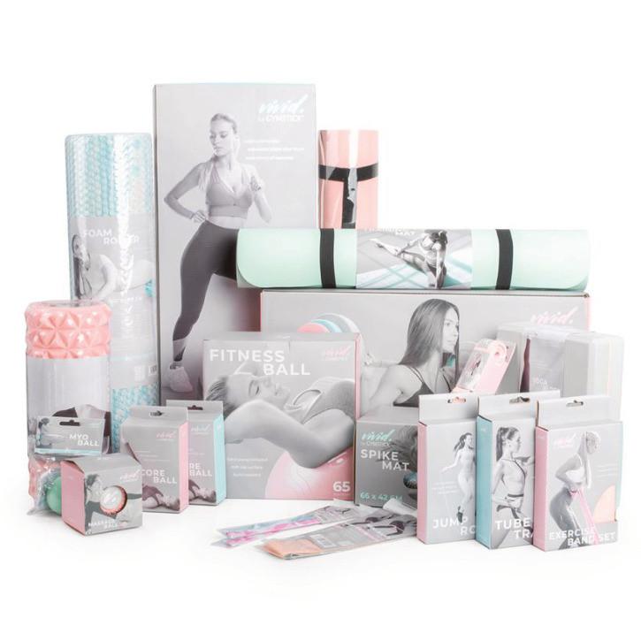 Gymstick  VIVID YOGA MAT TURKIS/GREY 