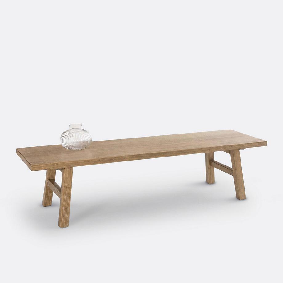 Table basse en orme massif