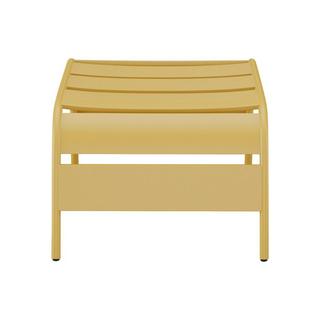 Vente-unique Repose pied en métal - Jaune moutarde - MIRMANDE de MYLIA  