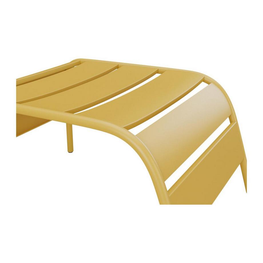 Vente-unique Fußbank - Metall - Senfgelb - MIRMANDE von MYLIA  