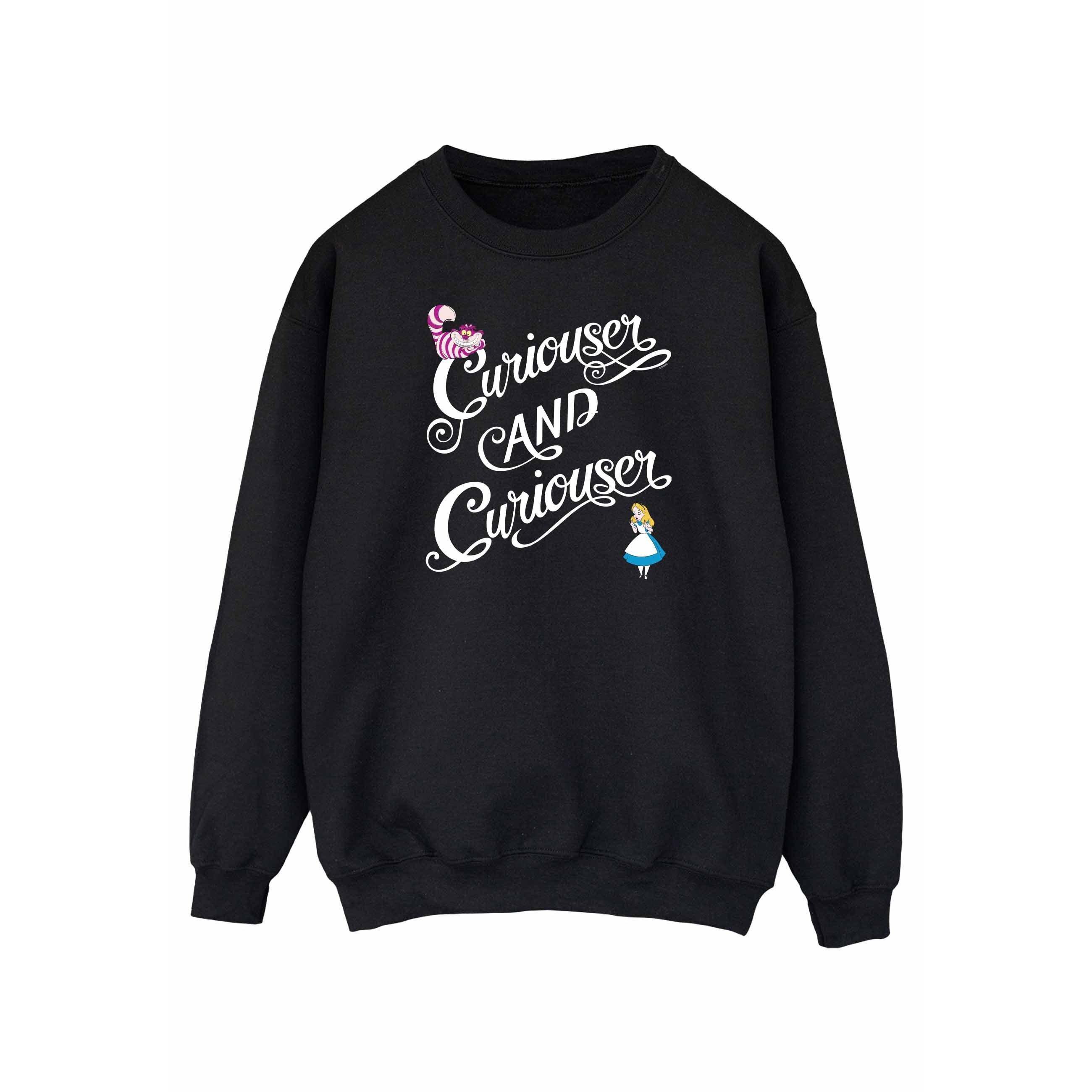 Image of Curiouser Sweatshirt Damen Schwarz M