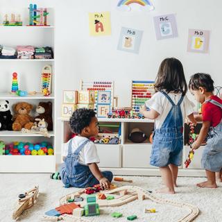 B2X Bibliothèque enfant blanc  