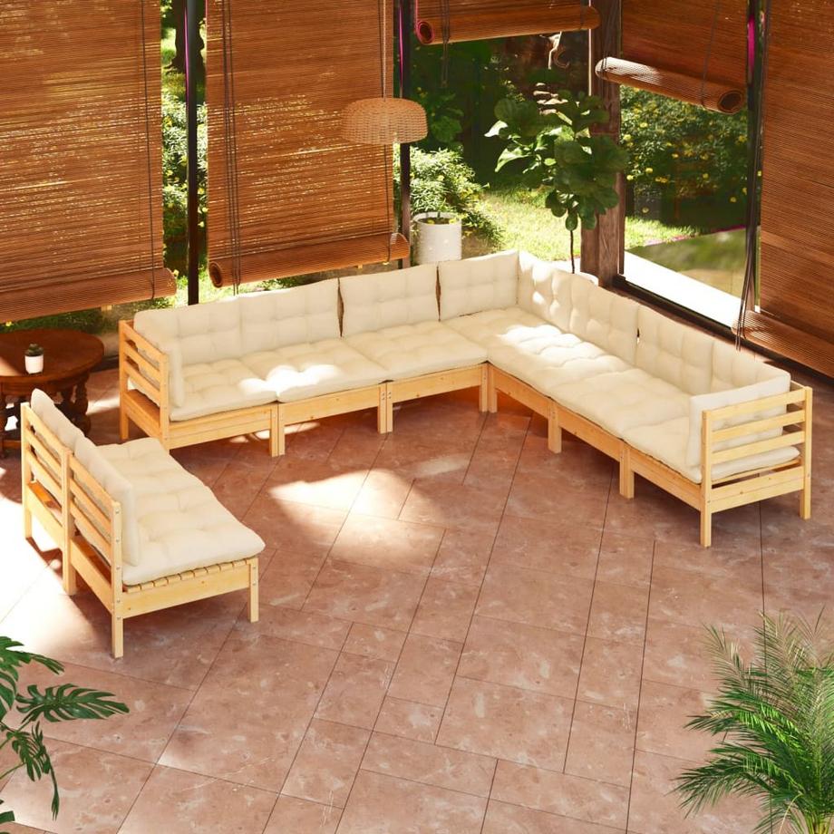 VidaXL Garten-lounge-set kiefernholz  