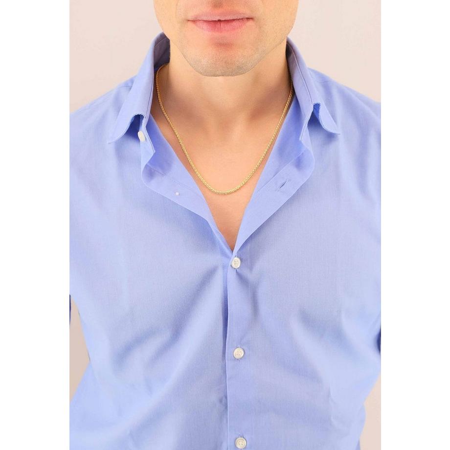 MUAU Schmuck  Collier Zopf Gelbgold 750, 2.5mm, 50cm 