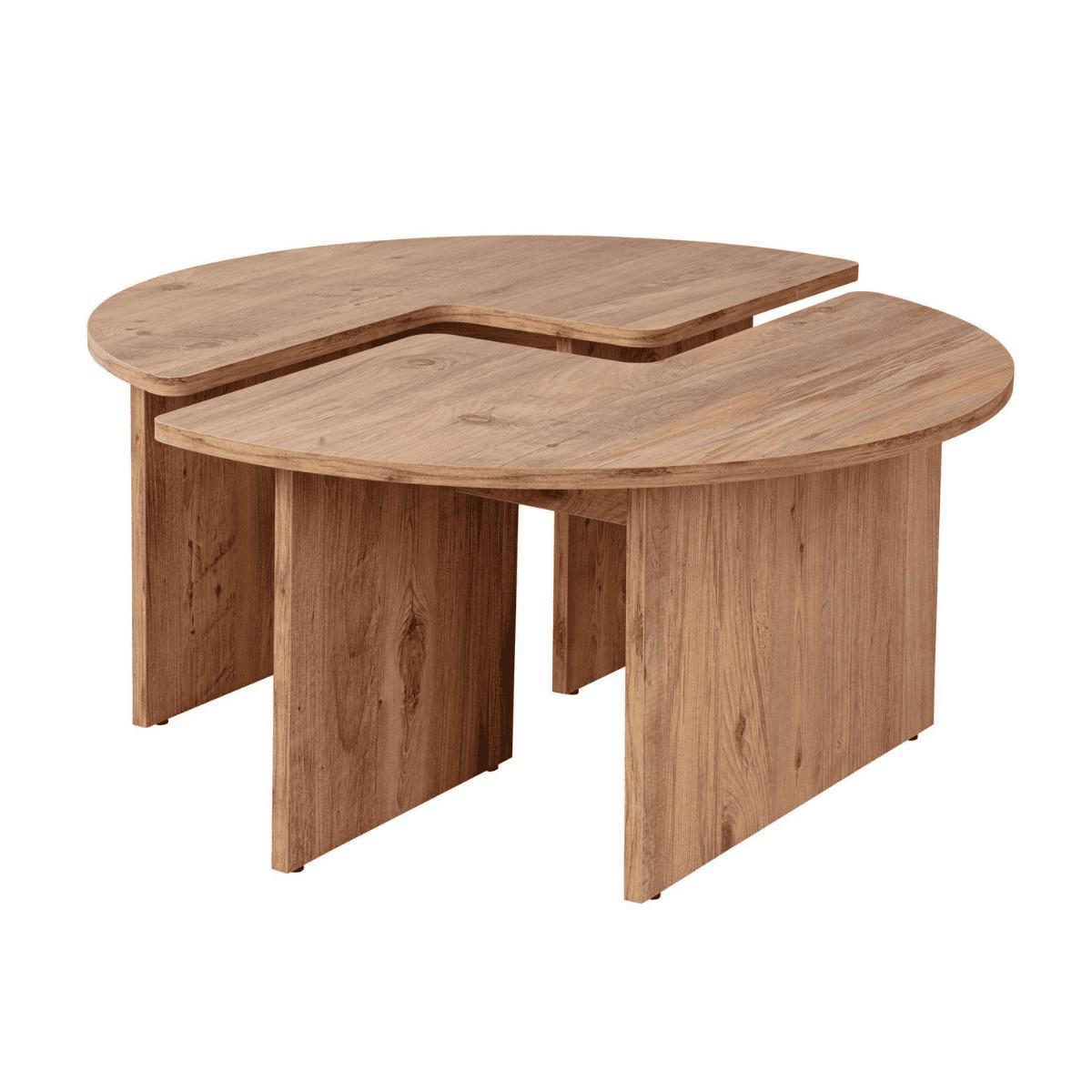 Calicosy Tables MOIRA - Lot de 2  