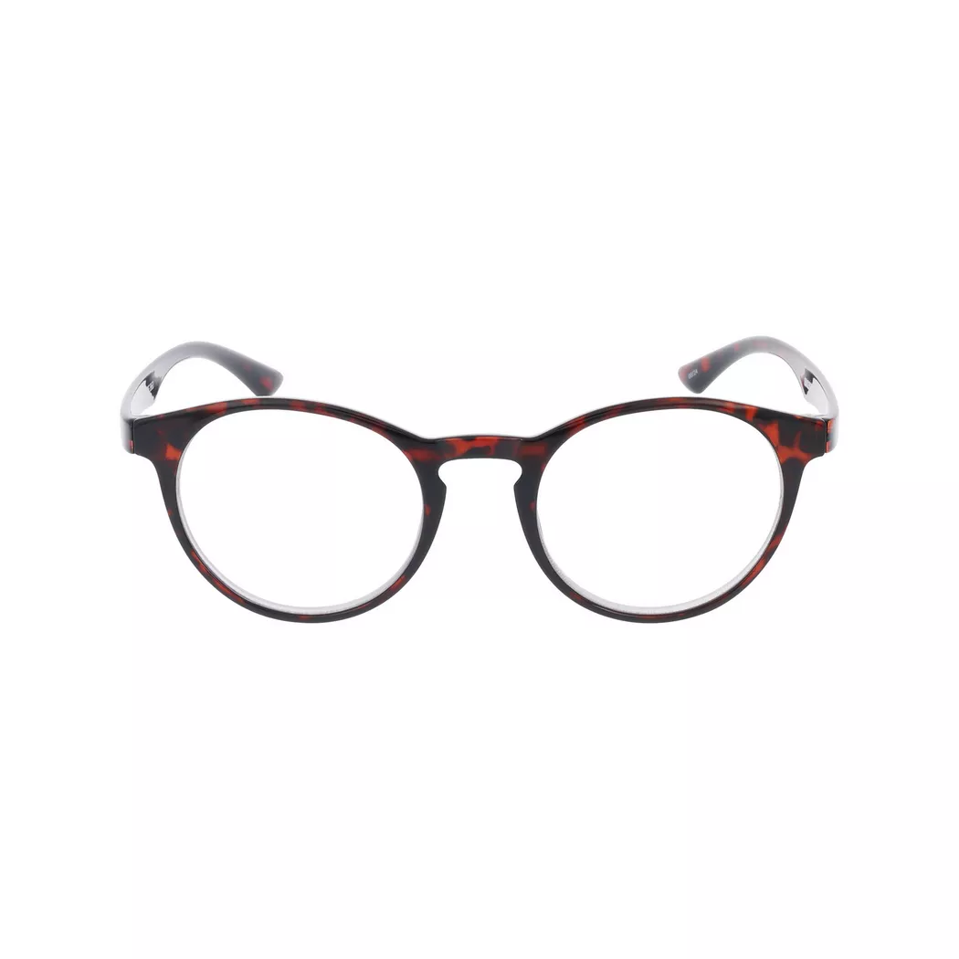 Smarty - Lesebrille mit Etui, für Damen, Braun Bedruckt, Größe Onesize