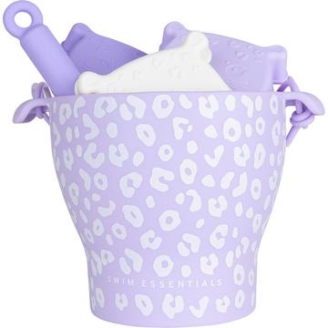Strandspielzeug Silikon Lila Leopard