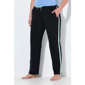 Pantalon de jogging, taille élastique, jambe droite avec bande contrastante