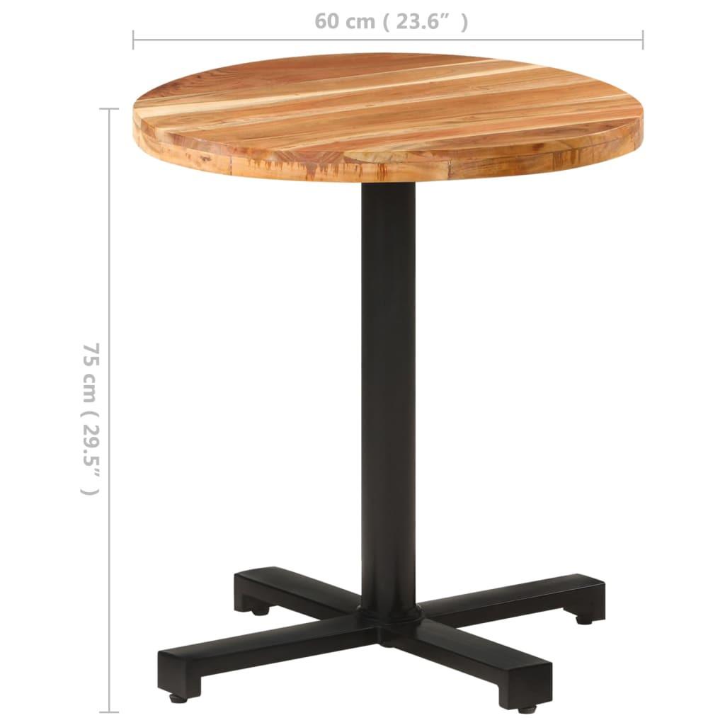 VidaXL Table de bistro bois d'acacia  