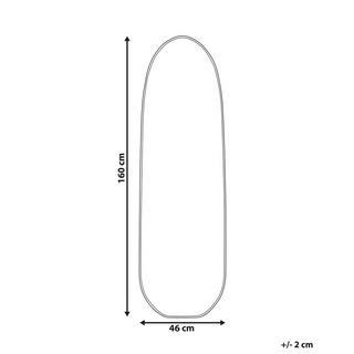 Beliani Miroir en Aluminium Moderne DARNETS  