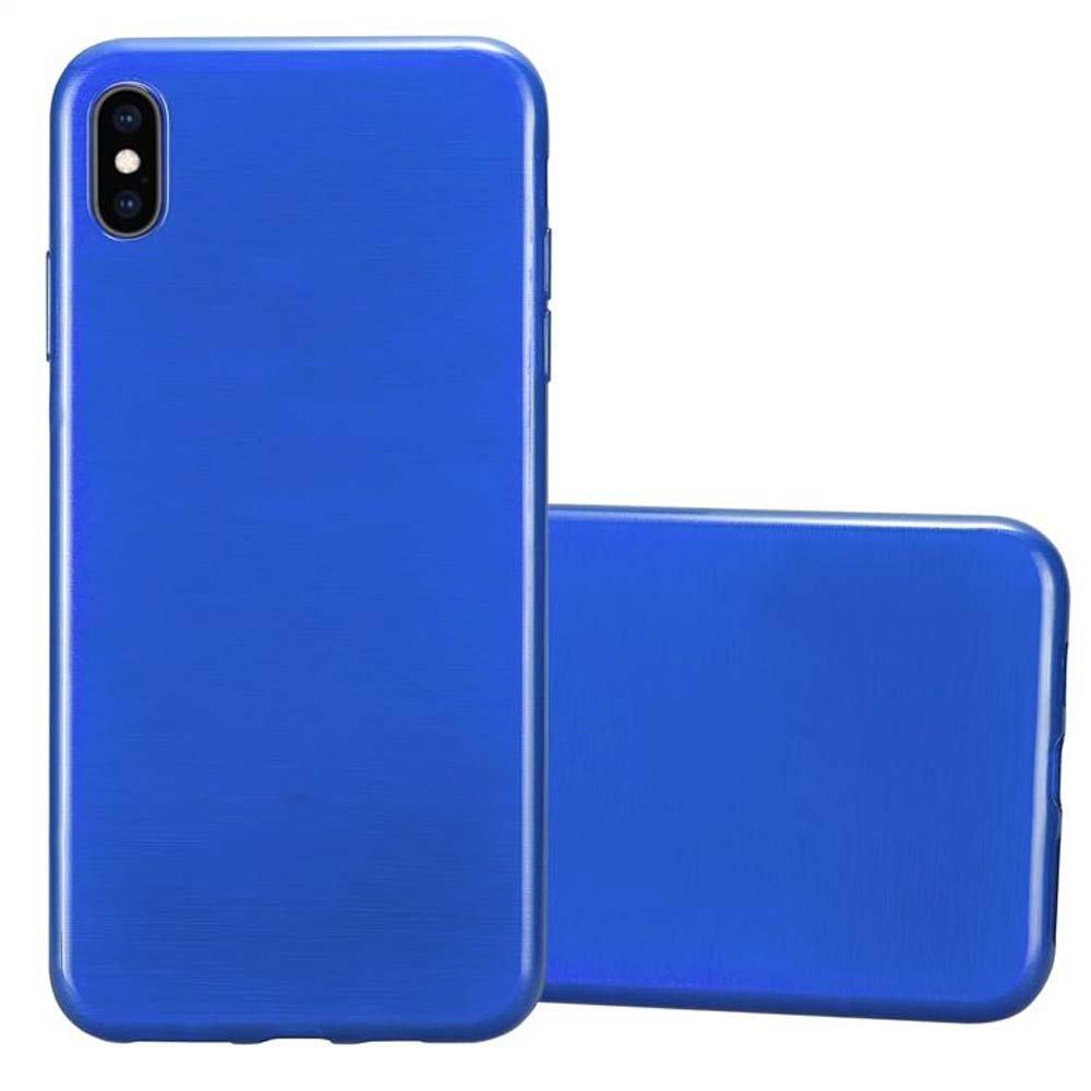 Cadorabo  Housse compatible avec Apple iPhone XS MAX - Coque de protection en silicone TPU flexible au design brossé 