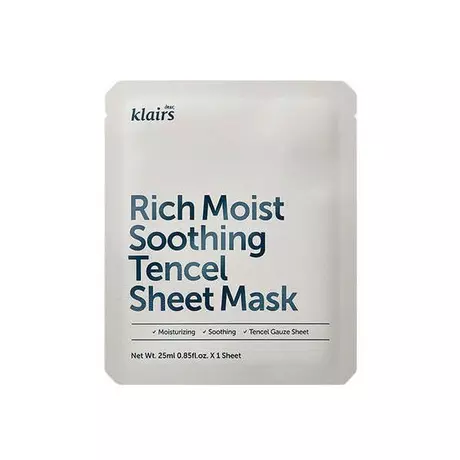 dear, Klairs  Rich Moist Soothing Tencel Sheet Mask 