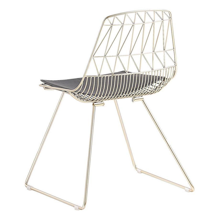 Beliani Set di 2 sedie da pranzo en Acciaio Industriale HARLAN  