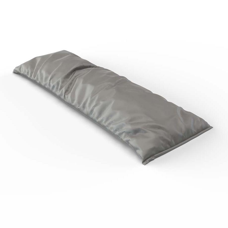 Lotus Bettwaren Housse de coussin de soutien en satin uni  