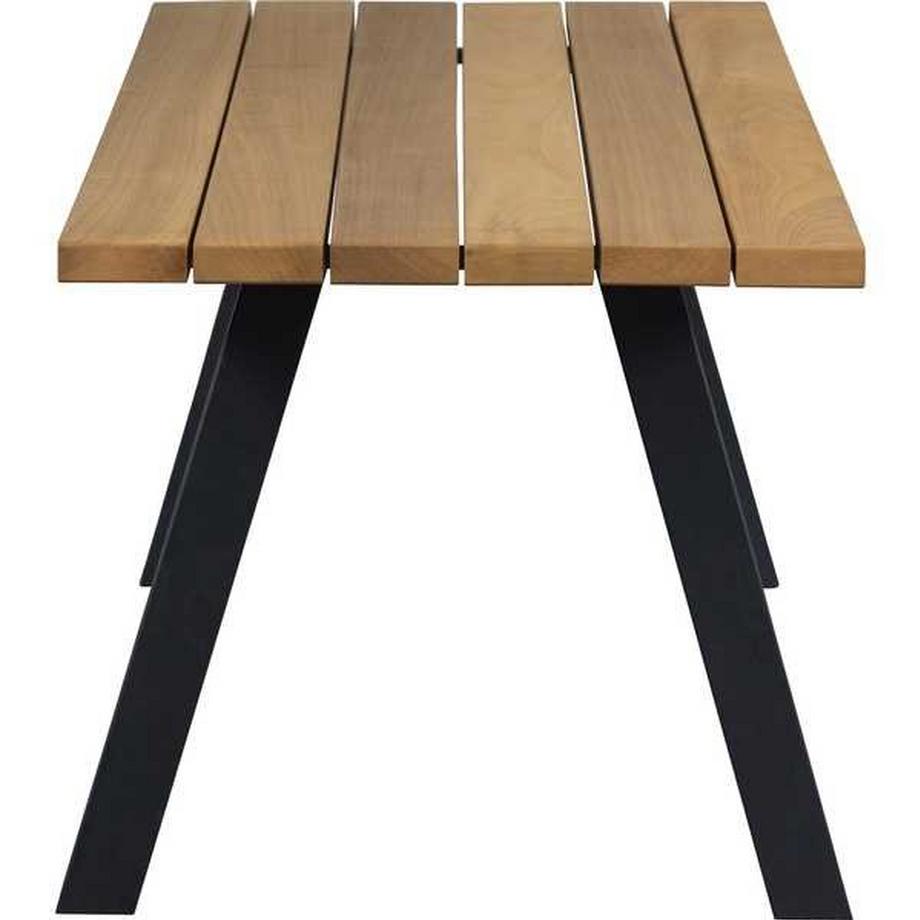 mutoni Esstisch Tablo Outdoor Holz FSC mit A-Beinen Metall 210x81  