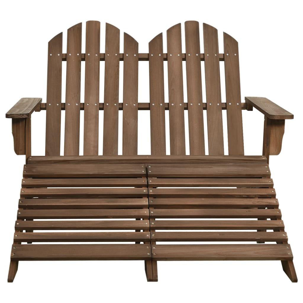 VidaXL Chaise de jardin bois  