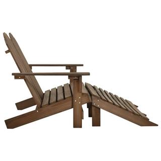 VidaXL Chaise de jardin bois  