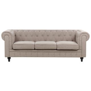 Beliani 3 Sitzer Sofa aus Polyester Modern CHESTERFIELD  