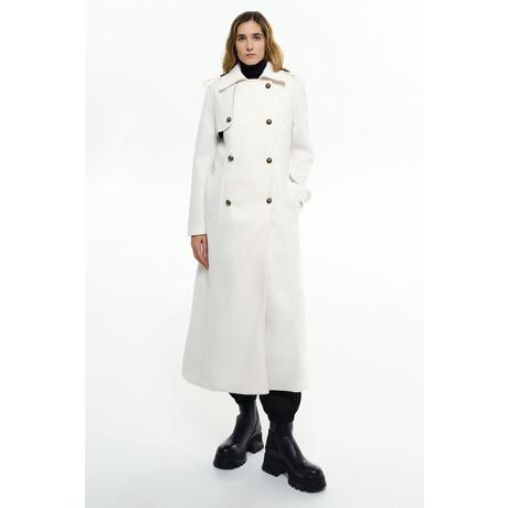 RICANO  Mantel Simona, Trenchcoat mit Gürtel und Schulterklappen 