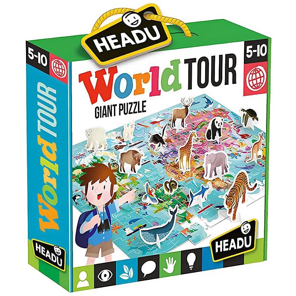Image of Puzzle World Tour Puzzle (108Teile) Multicolor