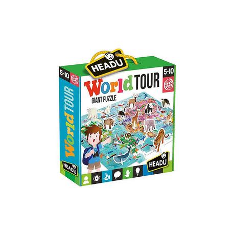 HEADU  Puzzle World Tour Puzzle (108Teile) 
