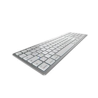 Cherry  KW 9100 SLIM FOR MAC tastiera USB + Bluetooth QWERTZ Tedesco Argento 