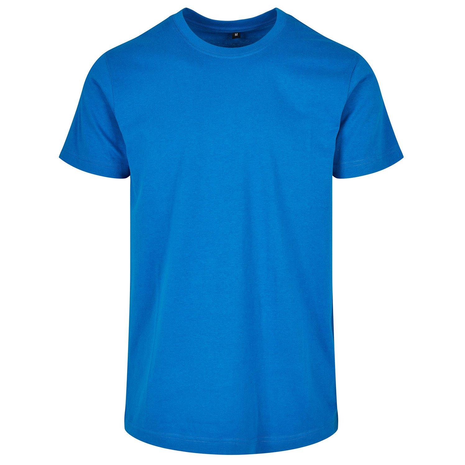 Image of Basic Tshirt Rundhalsausschnitt Herren Blau XL