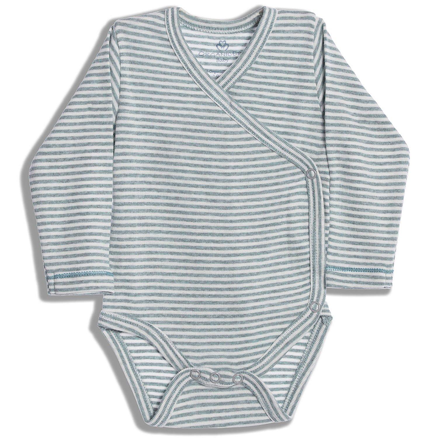 Image of Wickel-langarmbody Unisex Pastellgrün 0-3M