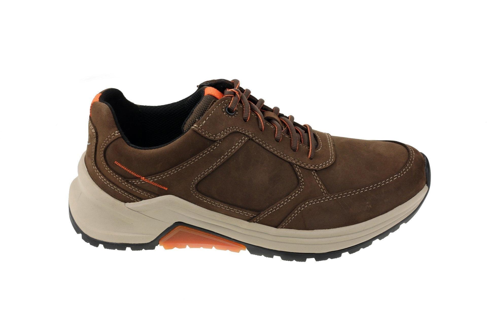 Image of Nubuk Wandersneaker Herren Braun 43