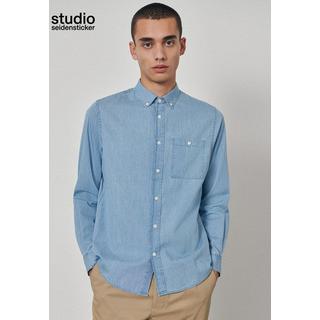 Seidensticker  Denimhemd Regular Fit Langarm Uni 