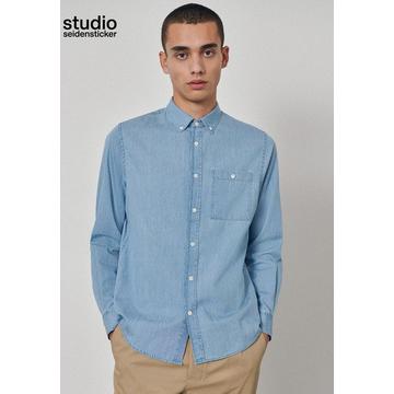 Denimhemd Regular Fit Langarm Uni