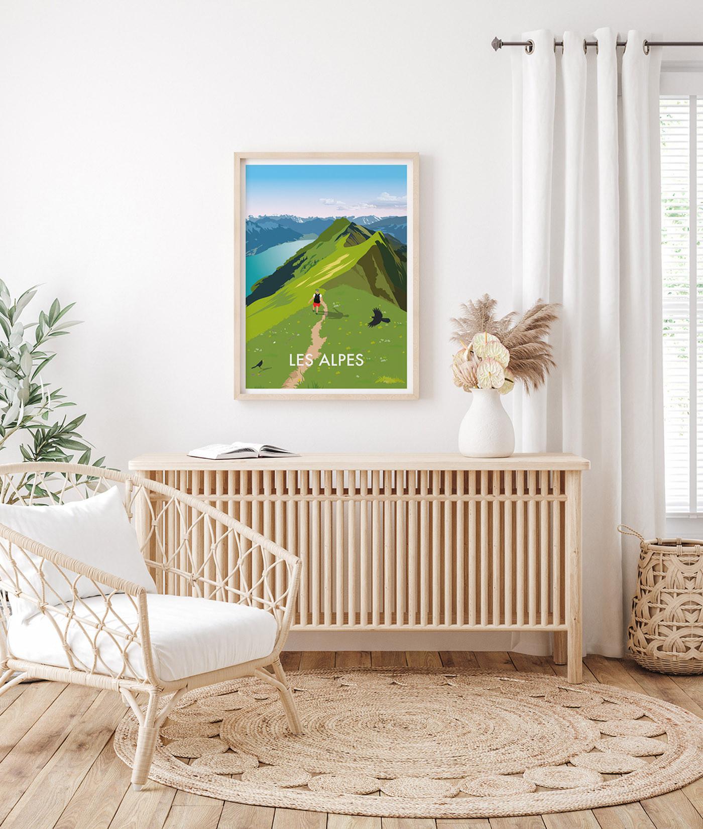 La-Jonx Affiche de Les Alpes  