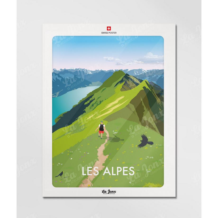 La-Jonx Poster Les Alpes  