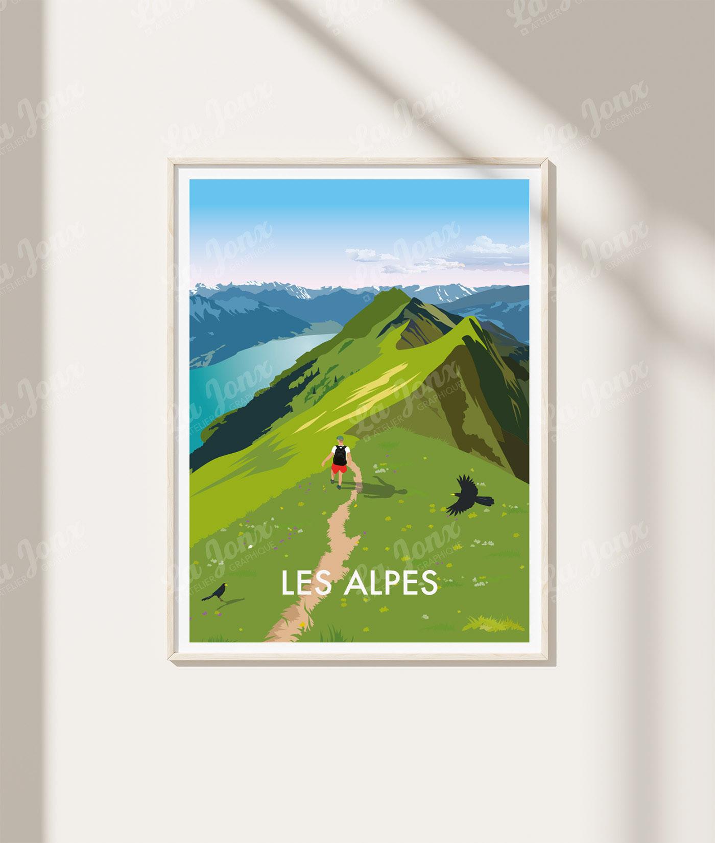 La-Jonx Affiche de Les Alpes  