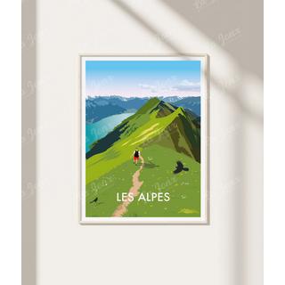 La-Jonx Affiche de Les Alpes  