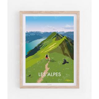 La-Jonx Affiche de Les Alpes  