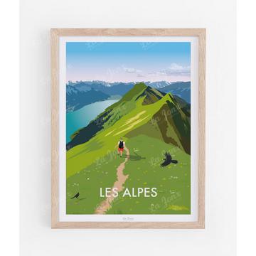 Les Alpes - Poster