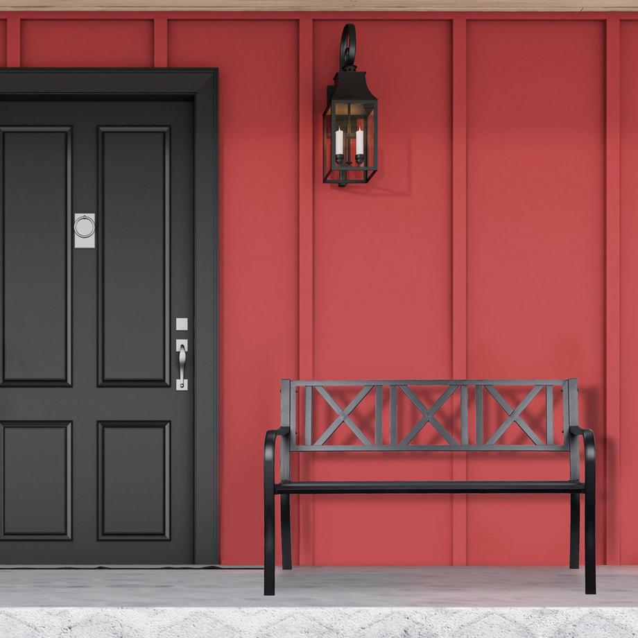 Northix Gartenbank aus Metall  