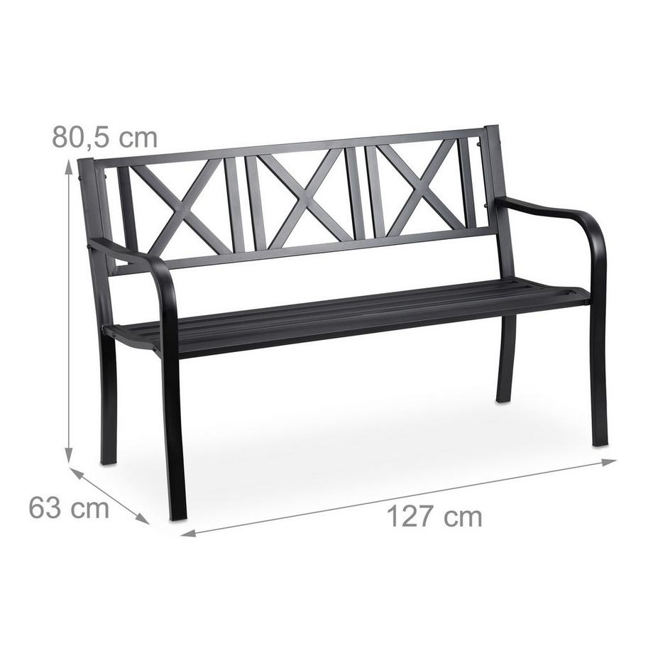 Northix Gartenbank aus Metall  