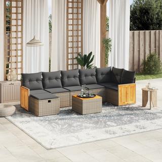 VidaXL Garten sofagarnitur poly-rattan  