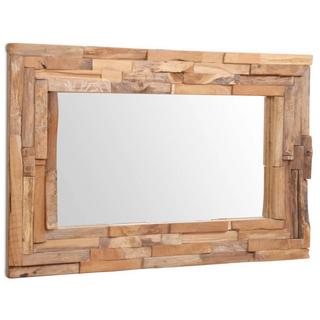 VidaXL Miroir décoratif teck  