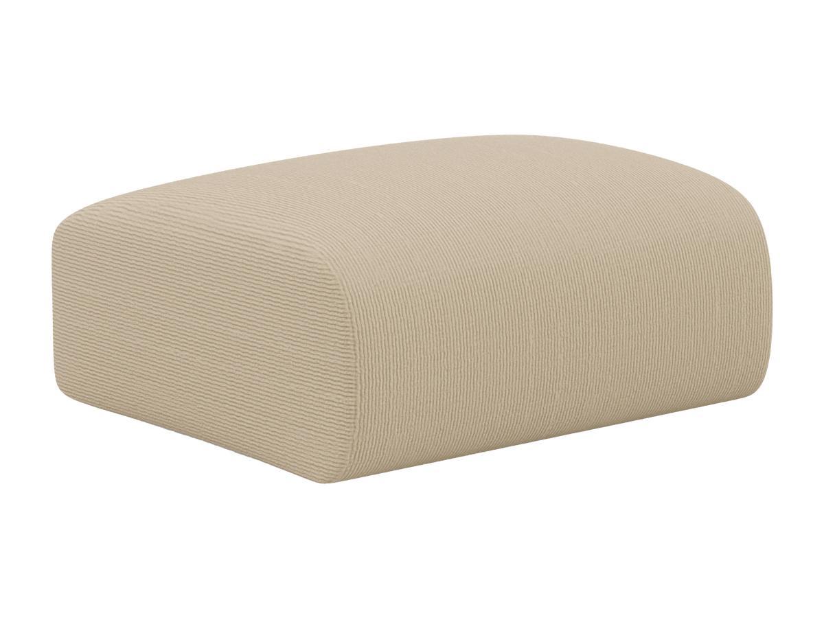 Image of Hocker - Strukturstoff - Beige - POGNI von Hocker - Strukturstoff - Beige - POGNI von Maison Céphy