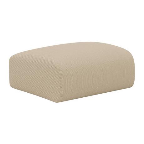 Maison Céphy Pouf en tissu texturé beige POGNI de Maison Céphy  