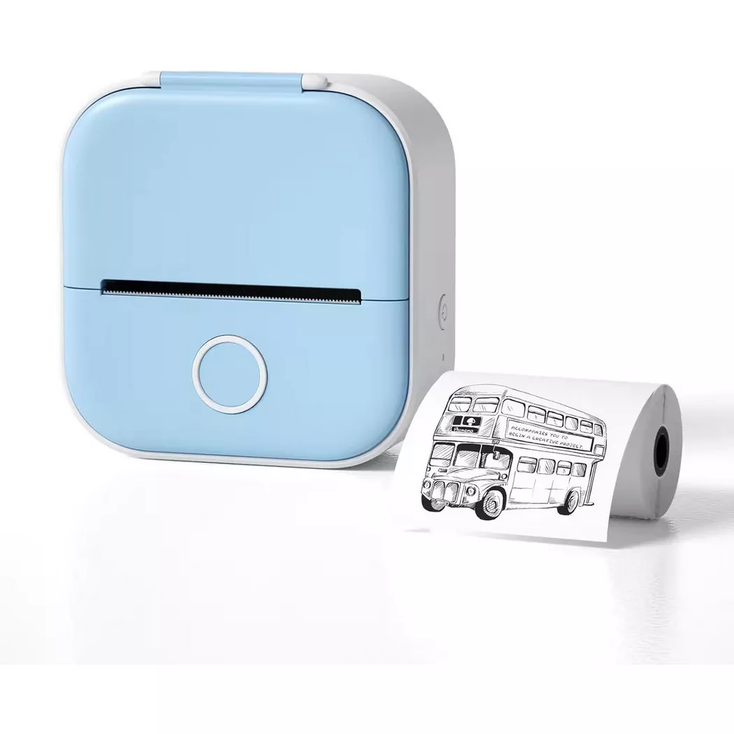 Phomemo - T02 Tintenloser Mini-Drucker, Blau