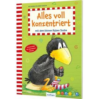 Der kleine Rabe Socke: Alles voll konzentriert mit dem kleinen Raben Socke Rudolph, Annet (Illustrationen) Couverture rigide 